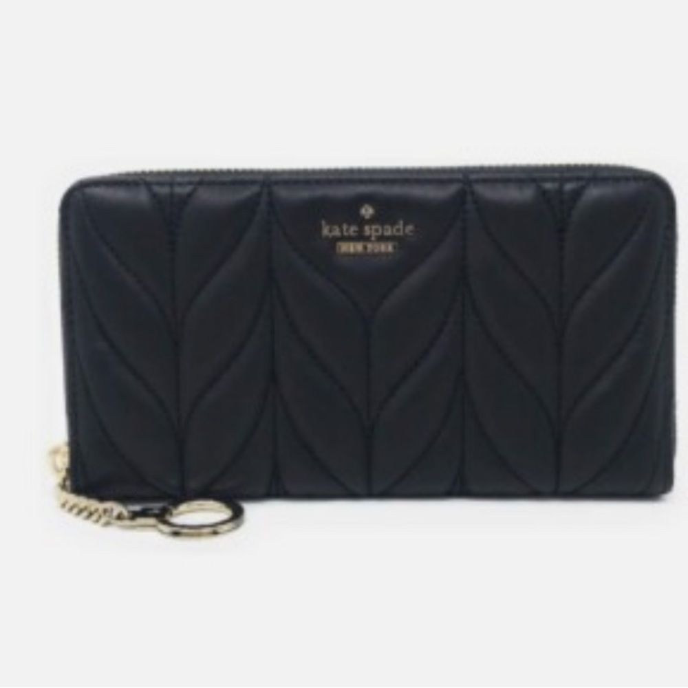 Kate Spade Black Quilted Wallet
